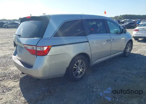 2013 Honda Odyssey Ex-L from USA, damaged, VIN 5FNRL5H66DB052714